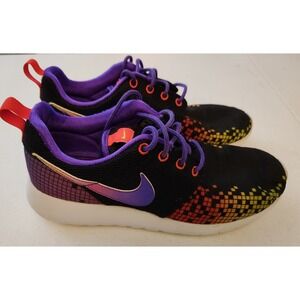 Nike Girls Roshe One 677784-003 Multicolor Running Shoes Sneakers Size 6.5Y